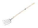 Mestvork Jimmy 4 tands blauw, met ESSEN knopsteel 135 cm