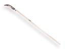 Flachkantsense DENCKER 60 cm rechtshändig, Spitze zeigt nach links, mit ATLAS Ecofiber Stiel 300 cm