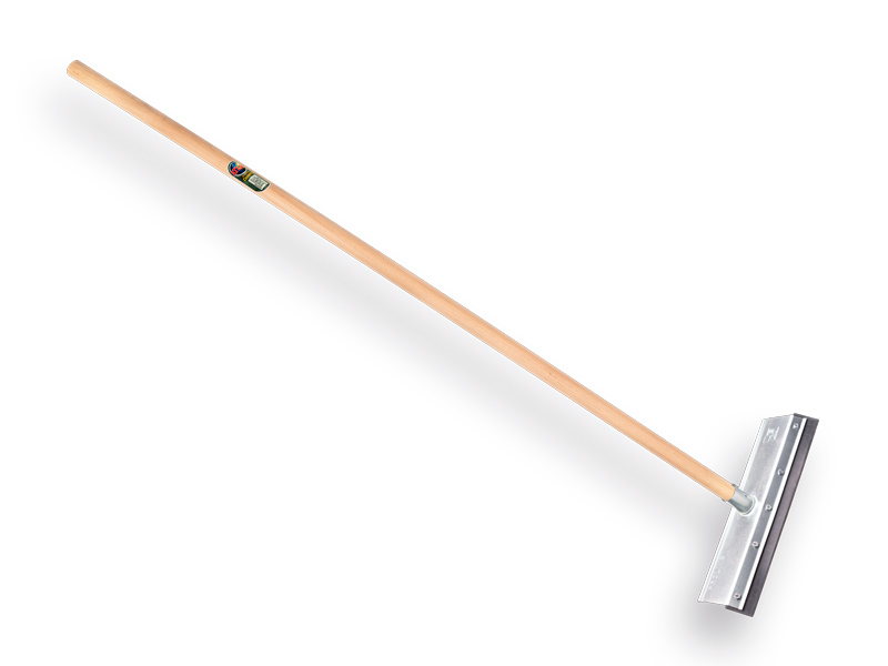 Manure scraper 40 cm galvanised, with ATLAS handle 160 x 3.2 cm