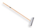 Manure scraper 40 cm galvanised, with ATLAS handle 160 x 3,2 cm