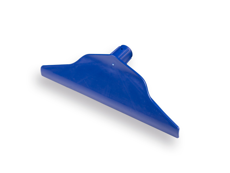 [928116] Racloir a fumier en plastique bleu 35 cm, sans manche