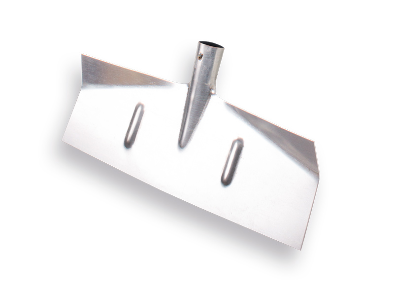 [960400] Schneeschieber - Schlammschieber ATLAS Stahlblech, Rechteckig Modell 40 x 18 cm, ohne Stiel