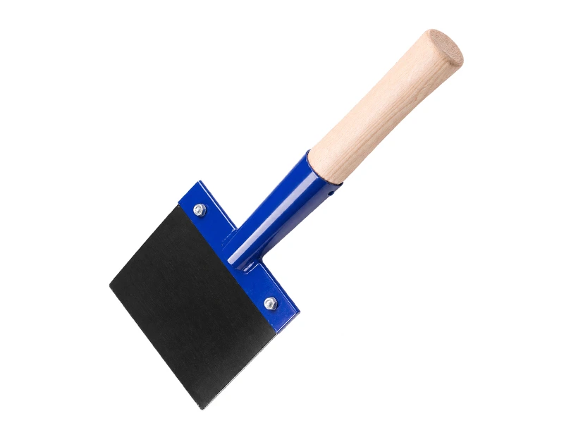 [970365] Concrete Scraper ATLAS 15 cm with tapered ash wood handle 25 cm