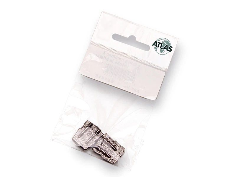 [651415] Metalen wig plat 16 mm nr. 2 (per 2 stuks)