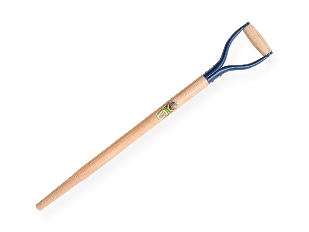 Manche à poignée en D métallique ATLAS 90 cm droit pour pelle à ballast ATLAS en acier