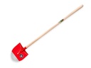 Pelle à sable ATLAS DIAMANT 3/4 n° 5, modèle Frankfurter, avec manche de pelle ATLAS 130 cm, FSC 100%