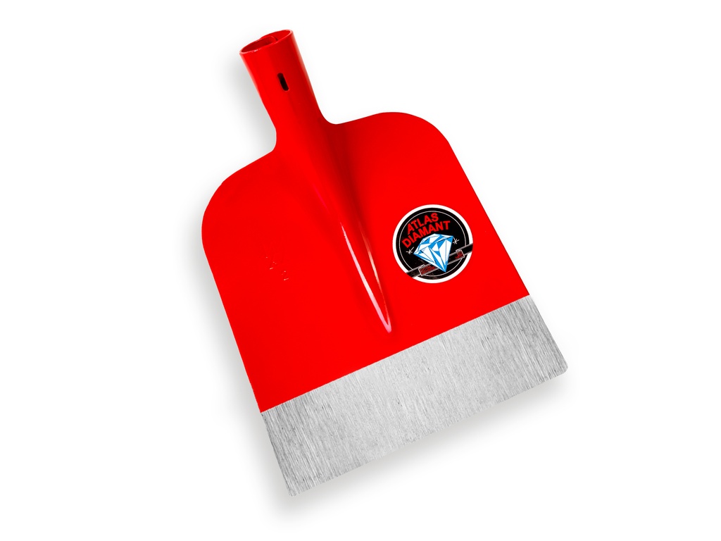 Concrete shovel ATLAS DIAMANT Holsteiner model, 3/4 curved no. 2, without handle