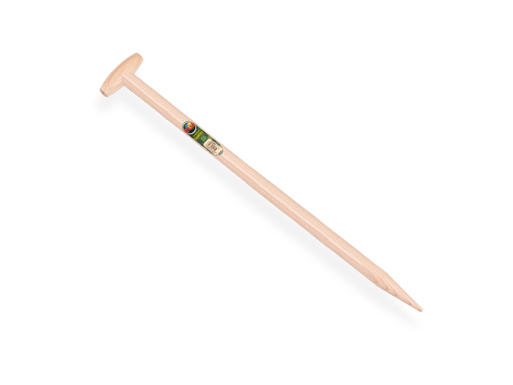 [657020] Bâton de pioche ATLAS 95 cm avec pointe et poignée en T percée, FSC 100 %