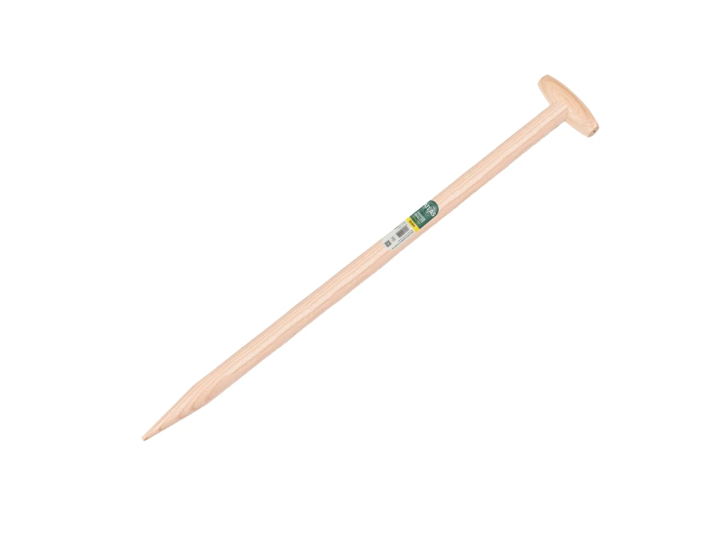 [657020] Pflanzstock ATLAS 95 cm mit Spitze und durchgesteckter T-Griff, FSC 100%