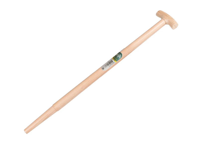 [211637] Spade handle ATLAS HICKORY 85 cm milled end, with T-grip, for S&J spade