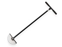 DE WIT forged edging knife, with tubular handle and steps