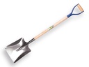 Ballast shovel ATLAS aluminium without strip with metal D-handle 95 cm