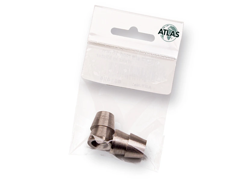 [651476] Metal round wedge 16 mm (per 2 pieces)