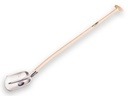 Steekbats ATLAS DIAMANT 1/4 000 gehard, gepolijst, met ATLAS schopsteel 120 cm gebogen