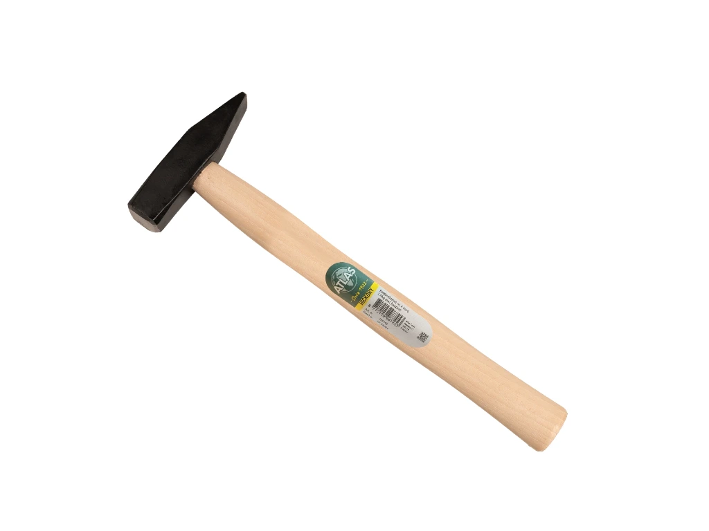 [989010] Schlosserhammer ATLAS 300 Gramm, DIN 1041, mit HICKORY Stiel 30 cm