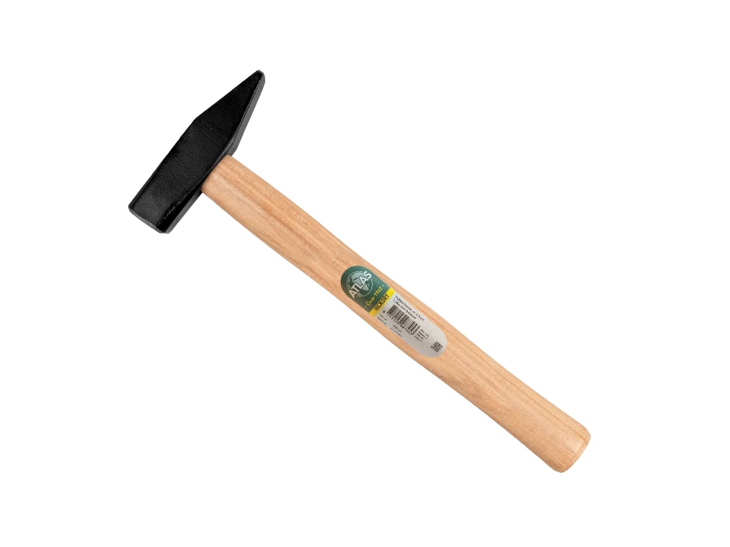 [989020] Engineer’s hammer ATLAS 500 gram, DIN 1041, with HICKORY handle 32 cm
