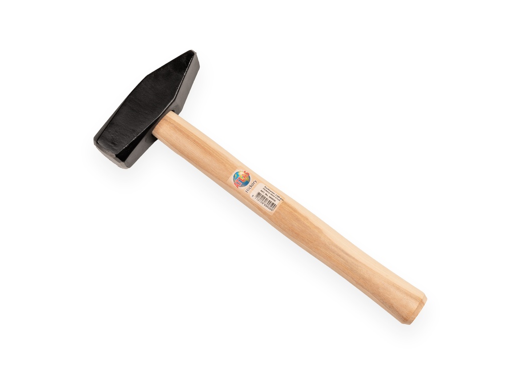 Marteau d’ajusteur ATLAS 1500 grammes, DIN 1041, avec manche en hickory 37 cm