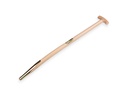 Mestvorksteel ATLAS 90 cm gebogen, met veerbus en doorgestoken hilt, geboord
