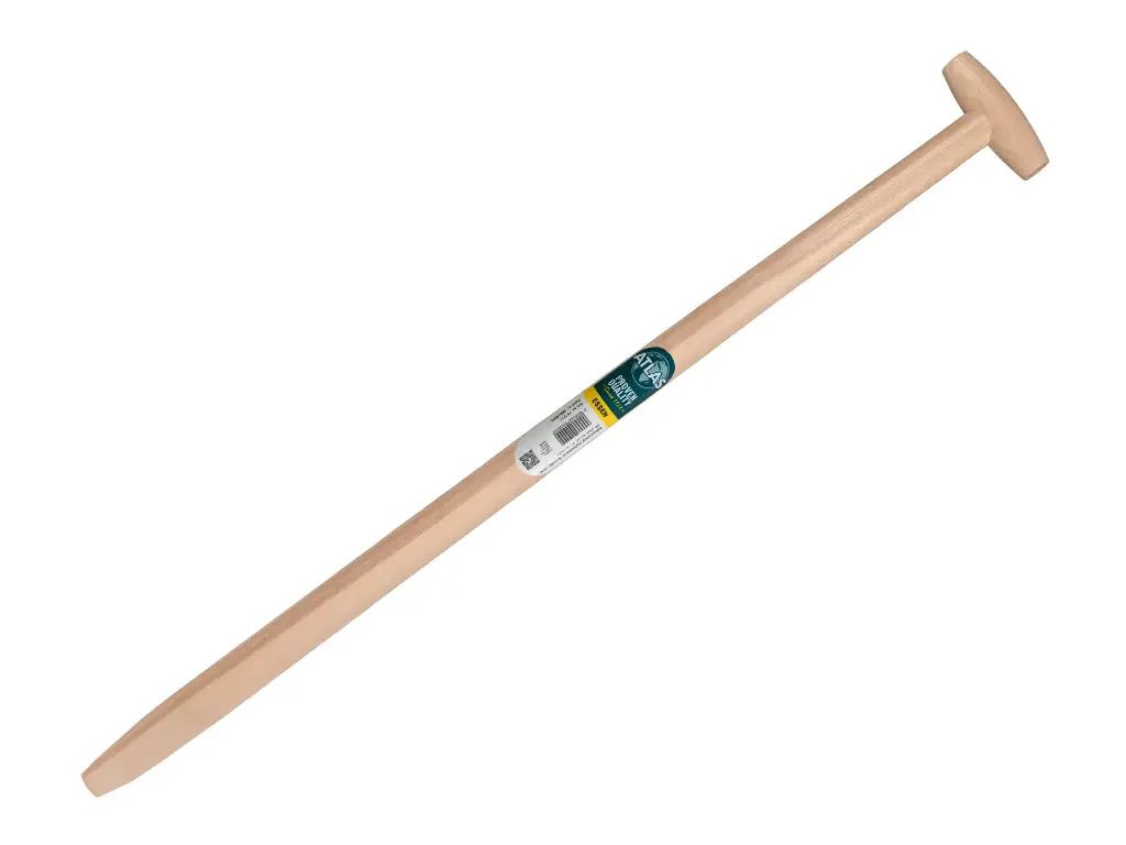 [210405] Shovel handle ATLAS 100 cm, with through-mount T-grip, for tree root spade - Polygator, FSC 100%