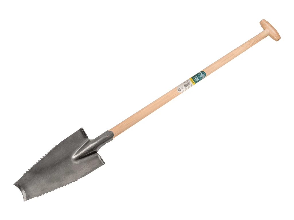 [780480] Tree Root Spade – Saw Spade ATLAS with STEP, blade 38 x 14 cm, with ATLAS shovel handle 100 cm, FSC 100%