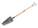 Tree root spade – Saw spade ATLAS with step, blade 38 x 14 cm, with ATLAS metal D-handle 95 cm