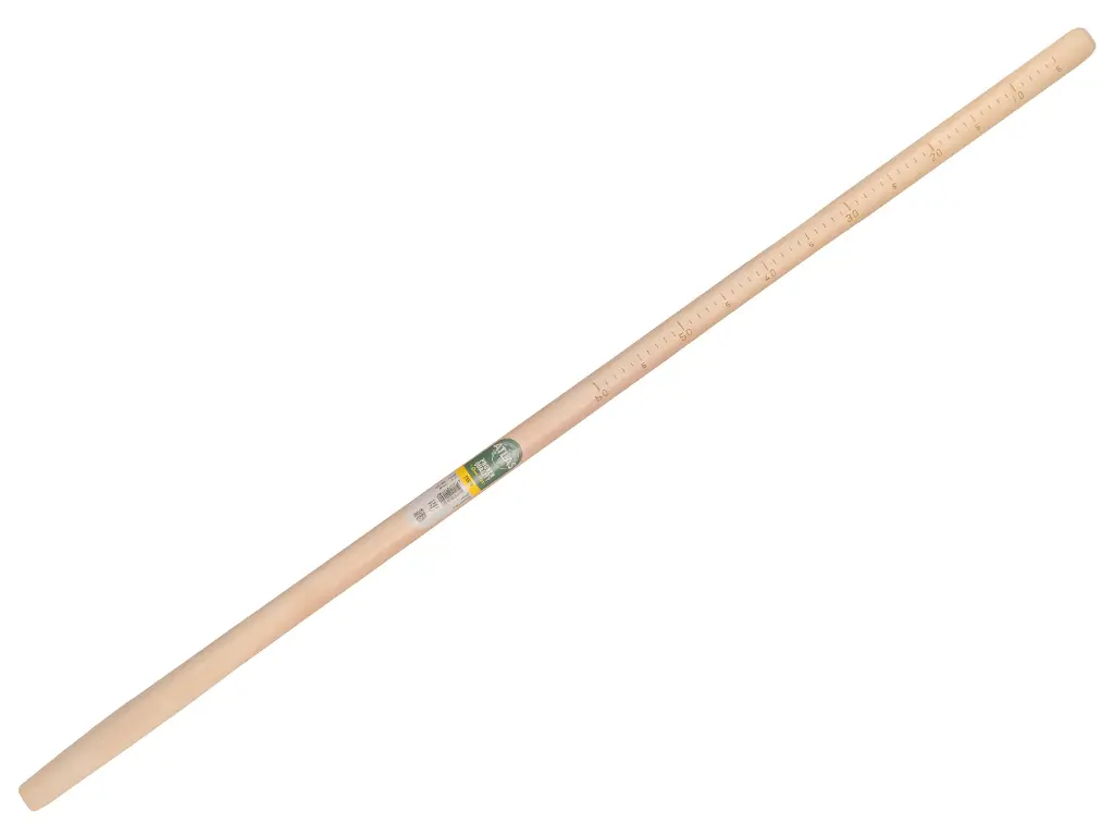 Shovel handle with scale ATLAS 130 cm bent, without grip, FSC 100%