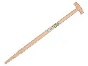 Manche de bêche ATLAS Ecofiber 85 cm extrémité fraisée, avec poignée en T, pour bêche à col de cygne