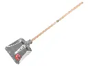 Ballast shovel PROFI aluminium no. 9, blade size 38 x 38 cm, with ATLAS shovel handle 140 cm, FSC 100%