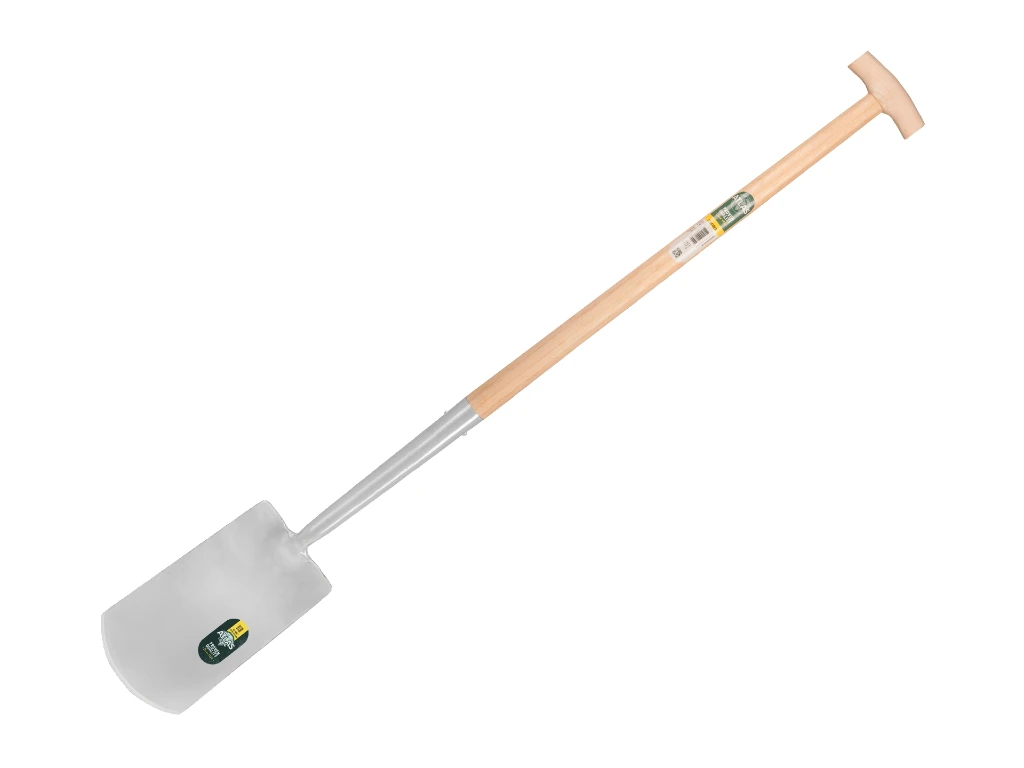 [811014] Spade ATLAS DIAMANT gepolijst, met ATLAS Ecofiber steel 85 cm en Engelse kruk
