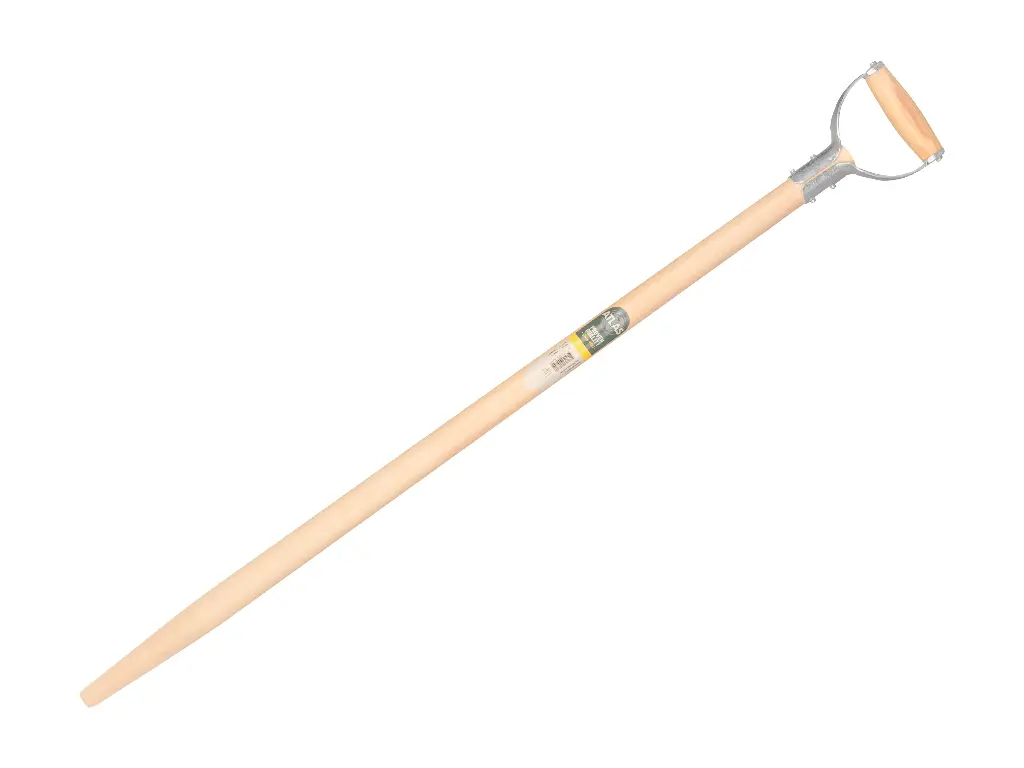 [213225] Manche à poignée en D métallique ATLAS 110 cm, pour pelle à ballast PROFI aluminium, FSC 100%