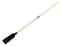 Pelle pose câble ATLAS 10 cm 3/4 noir, droite avec manche de pelle ATLAS 130 cm, FSC 100%
