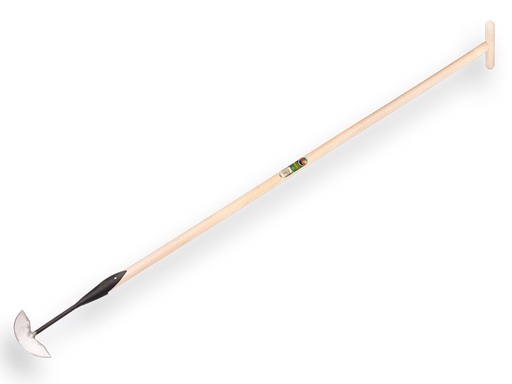 [1012537] VAN DRIEL Schuffel 16 cm N-H Modell nr.4 Spitz, handgeschmiedet mit Langstiel und Griff 160 x 3,2 cm