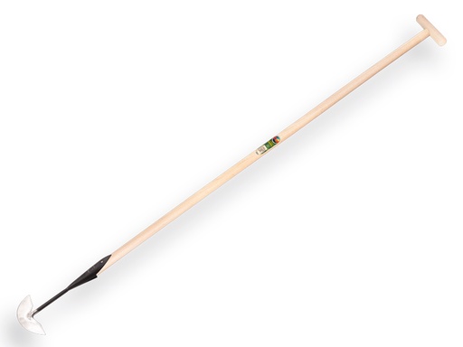 [1012539] Dutch hoe VAN DRIEL No. 4 pointed model 18 cm, with ATLAS handle 160 x 3.2 cm and grip