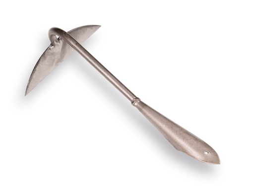 [1013018] ATLAS Halbmond Hacke 18 cm, geschmiedet und gehärtet. Ohne Stiel 