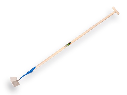 [1017065] Schuffel DE WIT Rundförmiges Modell 6" oder 15 cm, mit ATLAS Stiel 160 x 3,2 cm und durchgesteckter T-Griff