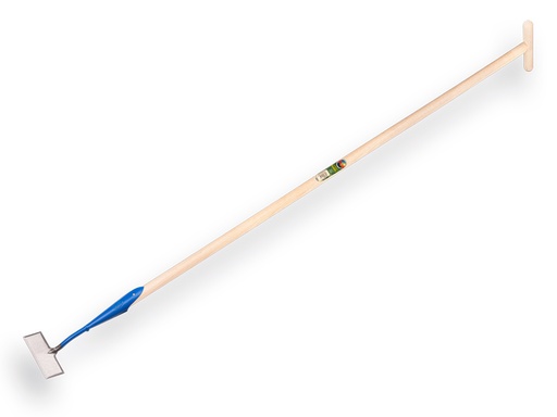 [1018143] DE WIT Schuffel Rechteck 14 cm, geschmiedet und gehärtet mit Schuffelstiel und Griff 160 x 3,2 cm