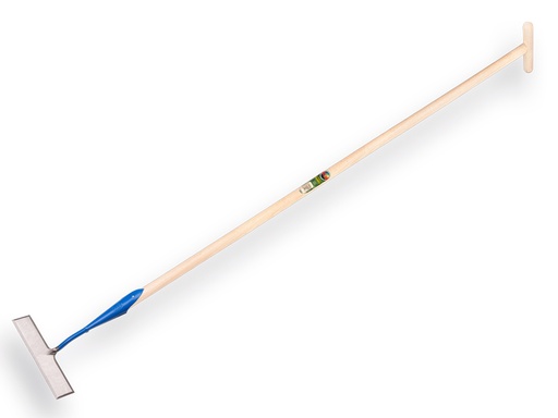 [1018183] DE WIT Schuffel Rechteck 18 cm, geschmiedet und gehärtet mit Schuffelstiel und Griff 160 x 3,2 cm