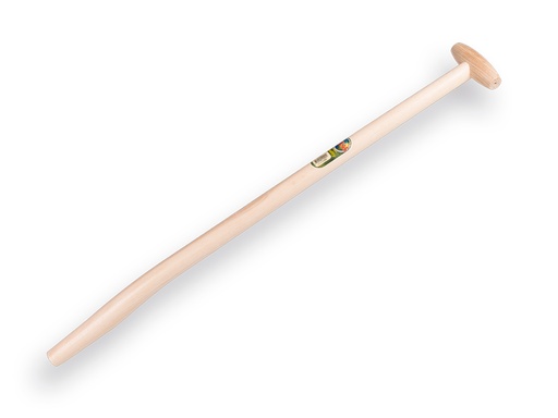 [110292] Manche de pelle à col de cygne ATLAS 90 cm légèrement courbé, avec poignée en T percée