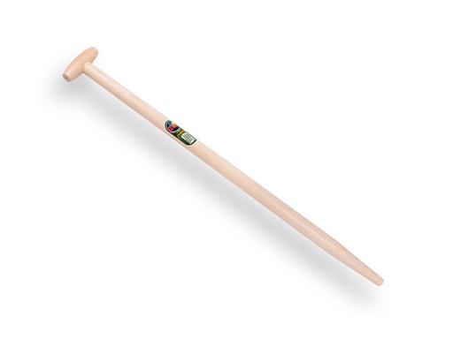 [211845] Spade handle ATLAS 95 cm, not milled, with through-mount T-grip, for S&J spade
