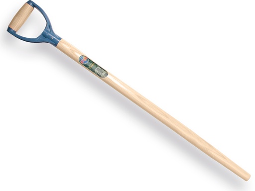 [212940] P-D stiel ATLAS dampfgebogen Esche mit Kunststoff D Griff mit Holzrolle, Länge 110 cm