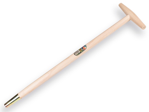 [329450] Manche de dresse bordure ATLAS 85 cm, avec poignée et manchon à ressort, pour dresse bordures avec goupille