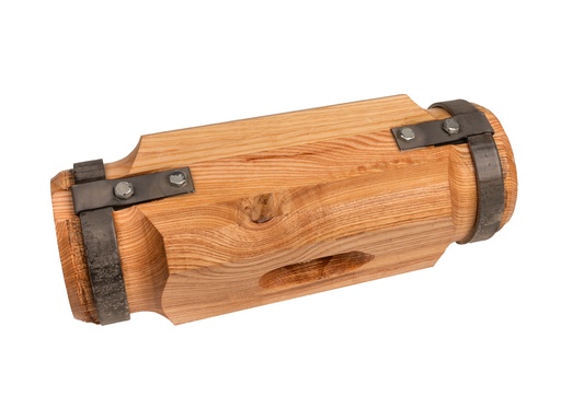 [650825] Maillet à poteaux frison - Maillet pour poteaux ATLAS, en bois de frêne lamellé-collé, anneaux en acier et ferrures latérales, sans manche