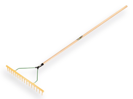 [656027] Polyhark - Hooihark JOST recht 16 tands 65 cm, met egaliseerstrip, met ATLAS steel 160 x 2,8 cm