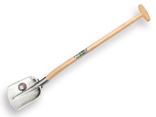[705098] Digging shovel ATLAS DIAMANT straight 000, with ATLAS Gooseneck shovel handle 100 cm lightly bent