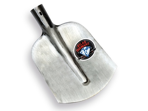 [735420] Digging shovel ATLAS DIAMANT 1/4 00, hardened and bright polished, without handle