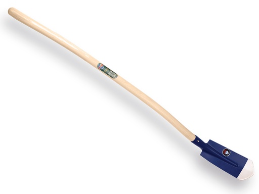 [755779] Kabelspaten ATLAS DIAMANT 11,5 cm 3/4 blau, mit spitzem Unterteil, mit ATLAS Schaufelstiel 130 cm
