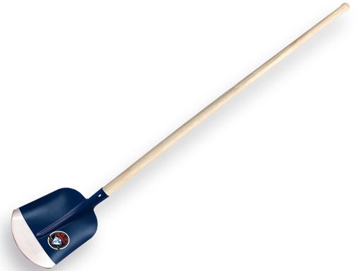 [770575] Schepbats ATLAS DIAMANT 3/4 1 blauw, gehard en gepolijst, met ATLAS batsesteel 130 cm gebogen