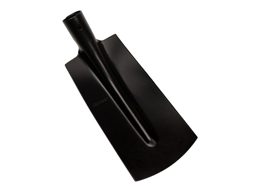 [780513] Cable shovel ATLAS 14 cm 3/4 black, straight bottom, extra hardened, without handle