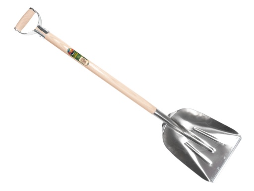 [790570] Graanschop ATLAS aluminium met strip met ATLAS YD-steel 95 cm gebogen