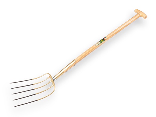 [911075] Mestvork OFFNER 5 tands brons, met ATLAS T-steel 90 cm